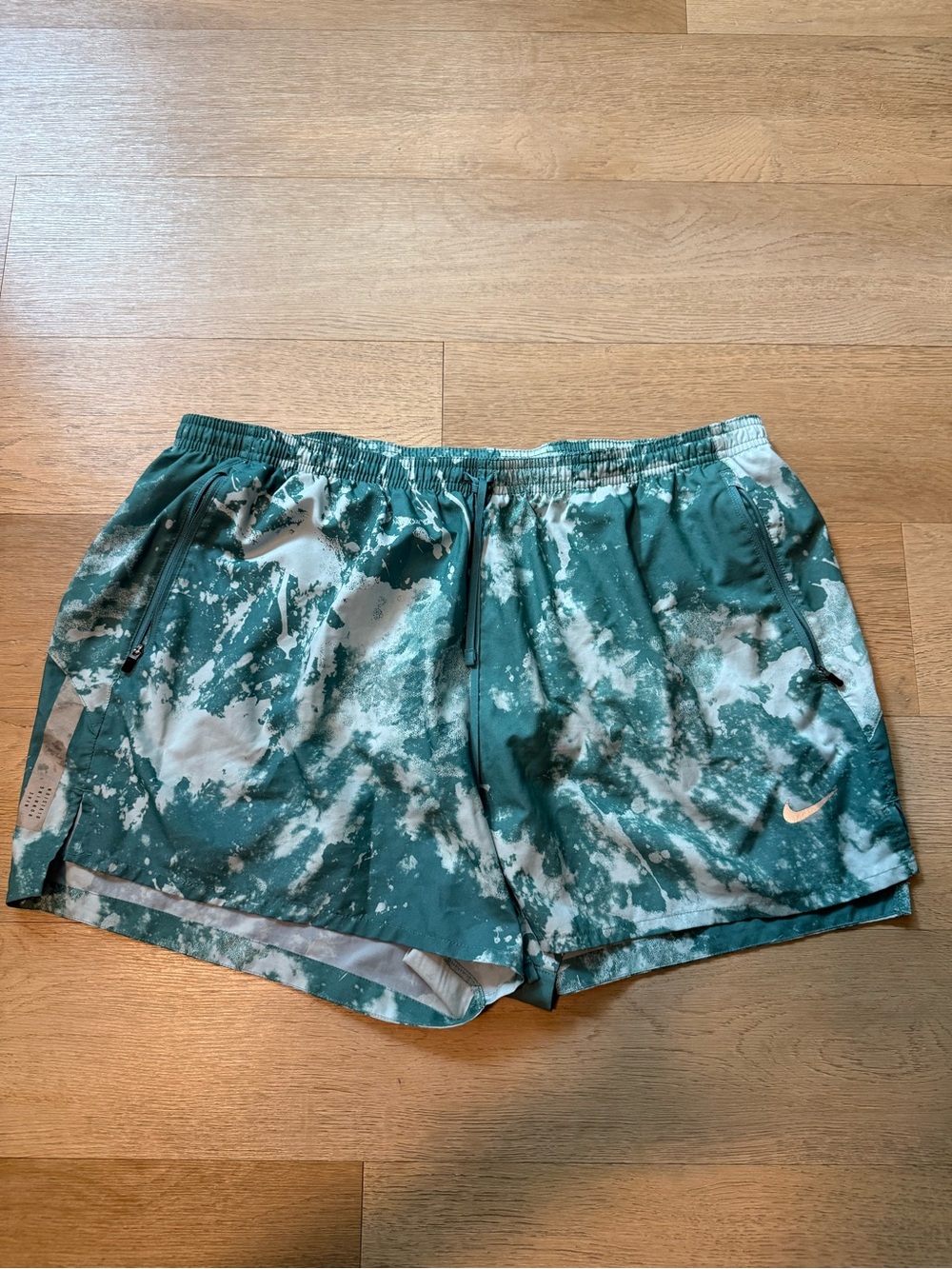 Men’s Nike Blue Tie-Dye Running Shorts - XXL